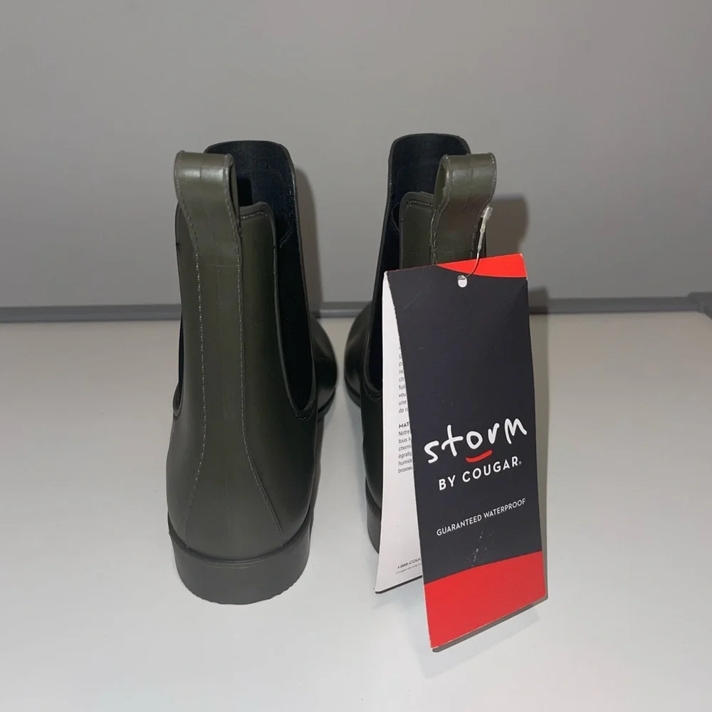 Waterproof Rubber Boots Size 9 NWT Short Rain Boots - Picture 6 of 16